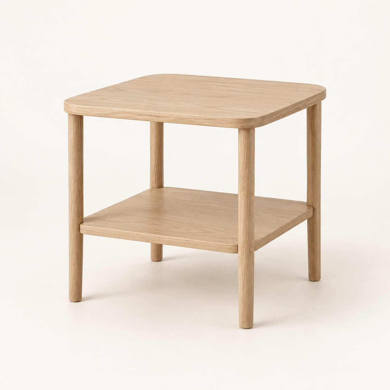 Cove Oak Side Table